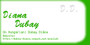 diana dubay business card